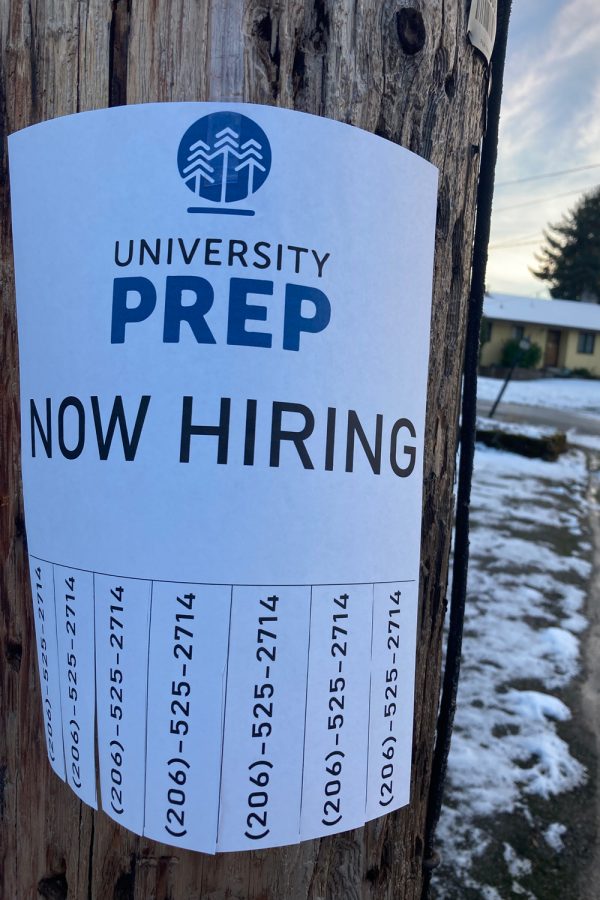 Faux hiring page representing the increase of  open positions at UPrep.