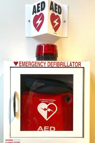 Automated external defibrilators in the gym, near Founders Hall, in the Administrative Building and in the Classroom Building.