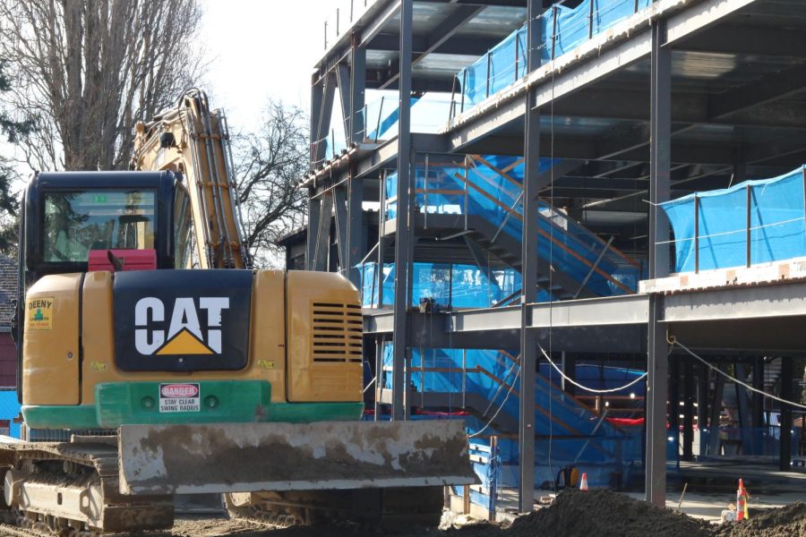 Construction at University Preps new ULab