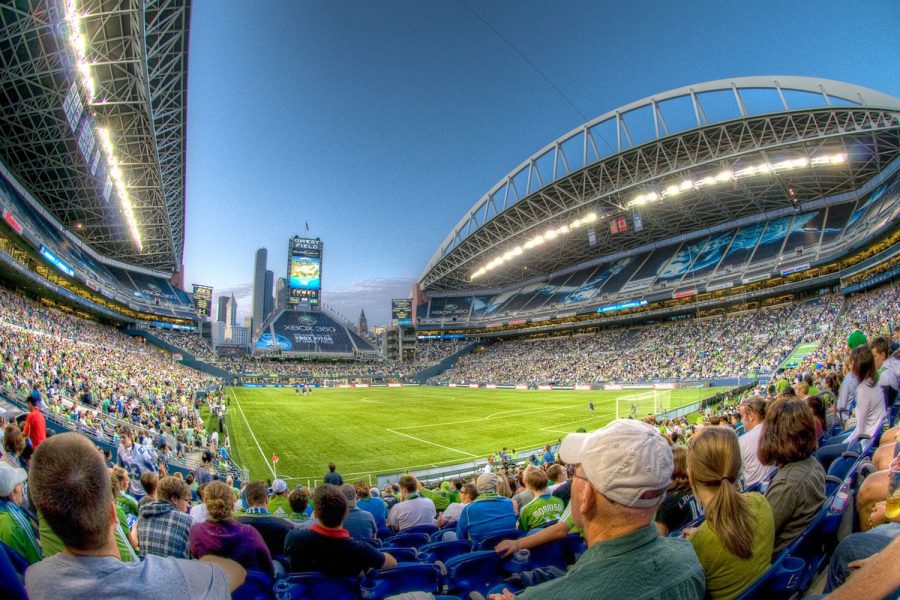 The Seattle Sounders stadium, now called Lumen Field