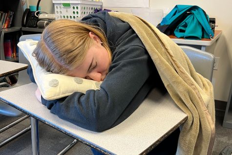 Students are more tired in class after losing an hour of sleep over the weekend.