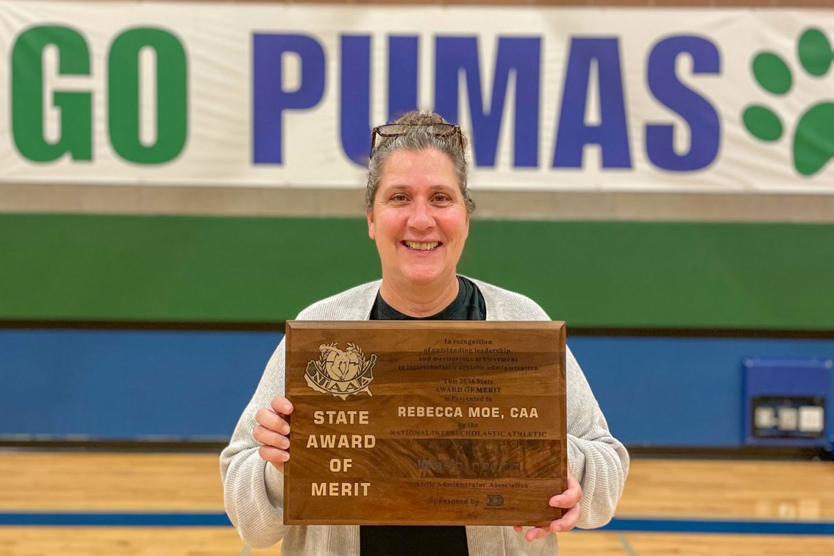 Athletic Director Rebecca Moe earned two awards within the last six months. “If you’re gonna make a difference, you just get involved, and I got involved,” Moe said.