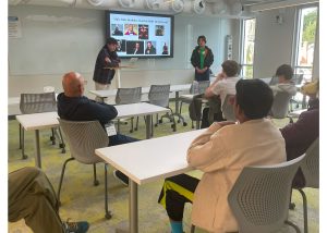 The “Boys Leading Boys” workshop was led by UPrep students Chancellor Avolio and August Reed. They focused on discussing case studies related to masculinity.