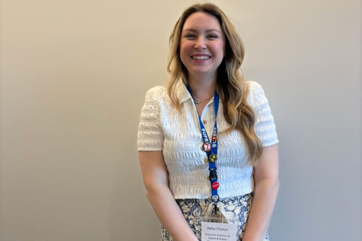 Associate Director of Digital and Brand Communications Abby Choice has worked at UPrep for six years