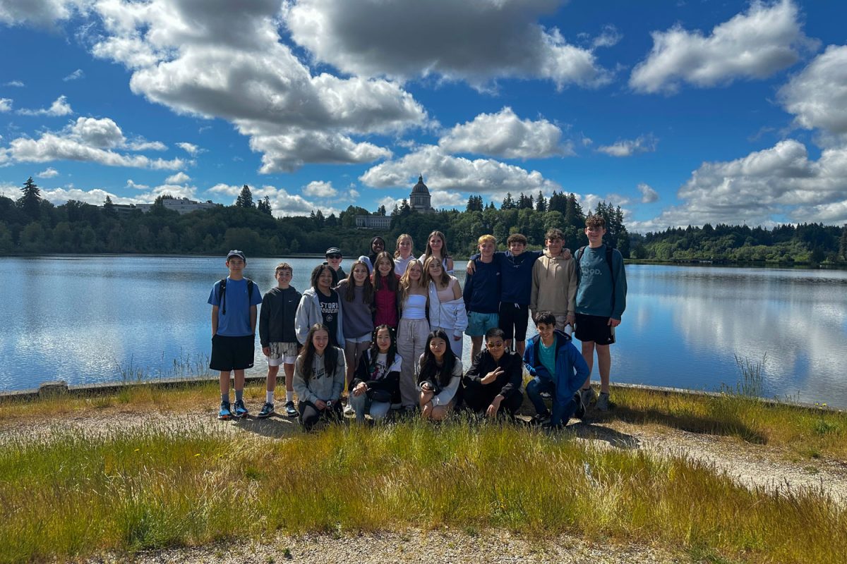 Last year’s seventh graders went to Olympia, Washington on their trip.