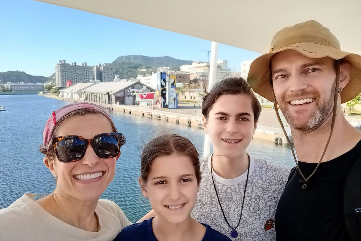 The PBs spent two days in Kaohsiung, Taiwan, taking the ferry over to an island to spend the day on the beach.