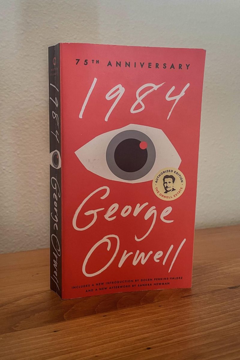 1984 was chosen by the english department as the summer reading book for the senior class.