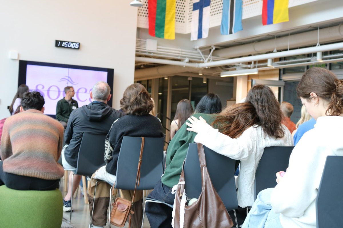 Students listen to speakers during the SOCCS conference at UPrep on March 7, 2026.